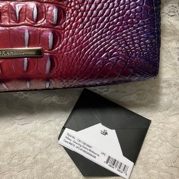 $FIRM$ 2 Pc Brahmin DAWNING HILLARY  + ADY WALLET ****NO BUTTERFLY**** - Picture 5 of 9